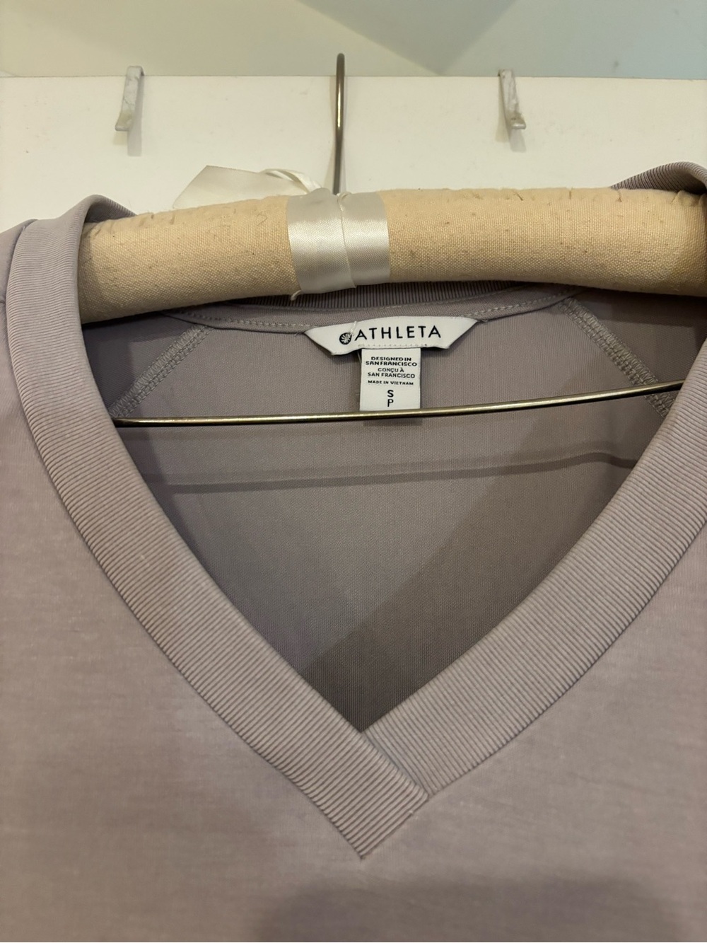 Athleta Seasoft Long Sleeve Dress in Grey-Taupe